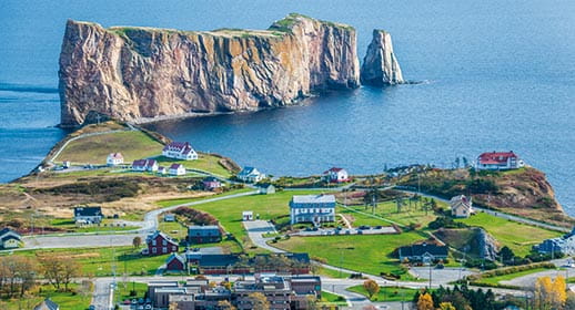 Gaspe Peninsula and Percé Rock