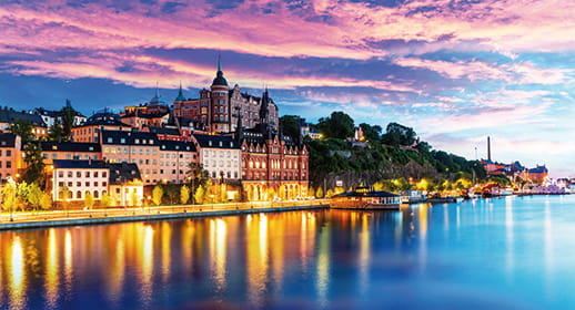 Sunset over Stockholm Sunset over Stockholm