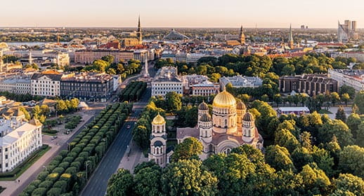 Riga’s cityscape