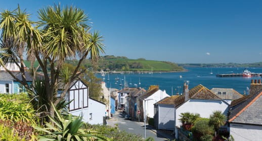 A view of Falmouth harbour, England, UK A view of Falmouth harbour, England, UK