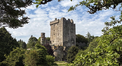 A view towards Blarney Castle, Northern Ireland