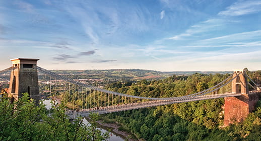 The Clifton suspension bridge, Bristol The Clifton suspension bridge, Bristol