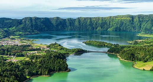 Sete Cidades lake, Sao Miguel Sete Cidades lake, Sao Miguel