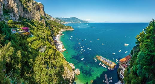 A view over the Amalfi coast, Italy