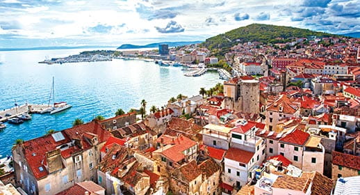 View from Split Cathedral