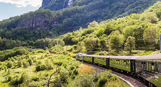 Flåm’s scenic railway, Norway Flåm’s scenic railway, Norway