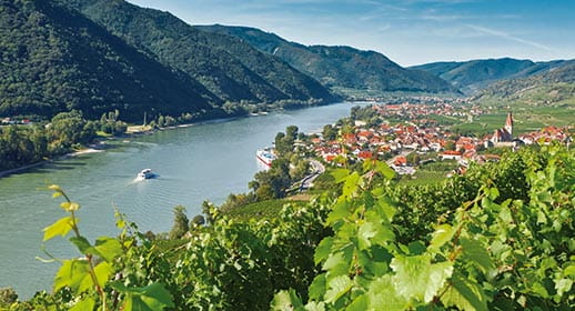 A view over the Wachau Valley, Austria A view over the Wachau Valley, Austria