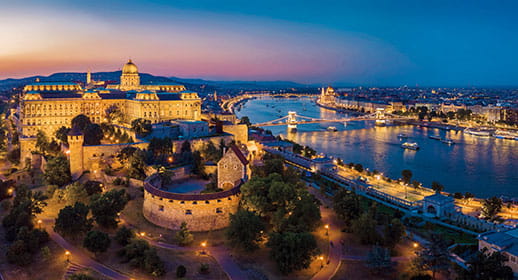 Budapest’s scenic skyline