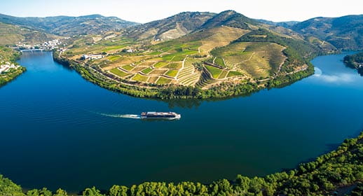 Douro Serenity sailing on the Douro River in Portugal