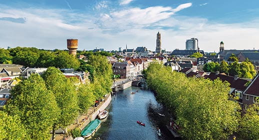 A view over Utrecht, Netherlands A view over Utrecht, Netherlands
