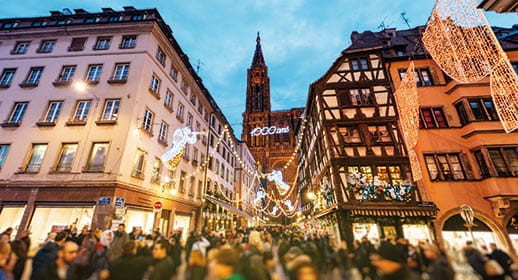 The cathedral in Strasbourg, France