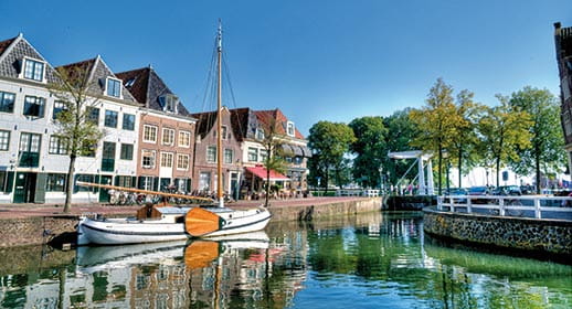 The harbour in the town of Hoorn, Netherlands The harbour in the town of Hoorn, Netherlands