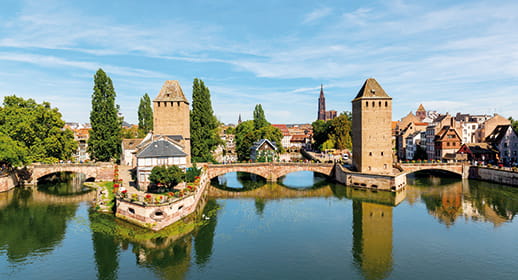 The River Ill in Strasbourg The River Ill in Strasbourg