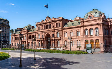 Plaza de Mayo in Puerto Madero, Buenos Aires, Argentina