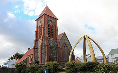 Christ Church Cathedral in Port Stanley, Falkland Islands