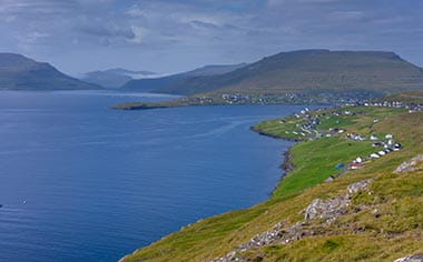 The Atlantic Ocean on the approach between Torshavn and Runavik