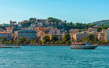 A view towards the harbour of La Spezia, Italy