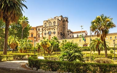 The Royal Palace in Palermo, Sicily