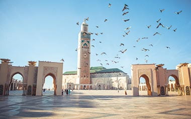 Hassan II Mosque in Casablanca, Morocco