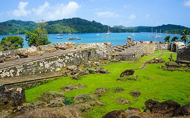 Ruins of Fort Lorenzo in Colón, Panama