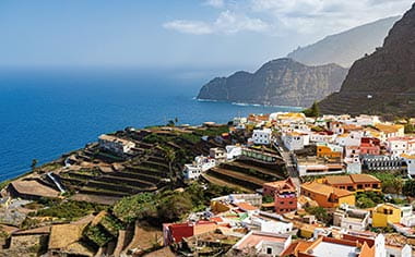 A view over San Sebastian, La Gomera, Canary Islands