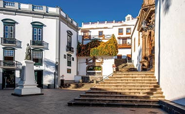 The Central Square in Santa Cruz, La Palma, Canary Islands