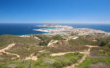 A view over Ceuta in Spain