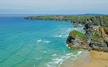 The north coast of Cornwall, England