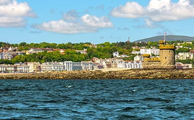 A view towards Douglas, Isle of Man