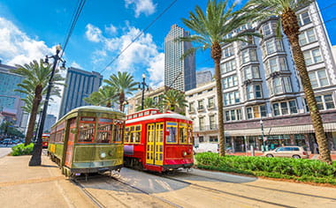 Trams in New Orleans, USA