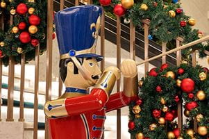 Christmas decorations on board Saga's cruise ships