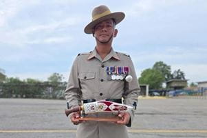 Reshma's brother Deepak, who is approaching 20 years in the Royal Gurkha Rifles