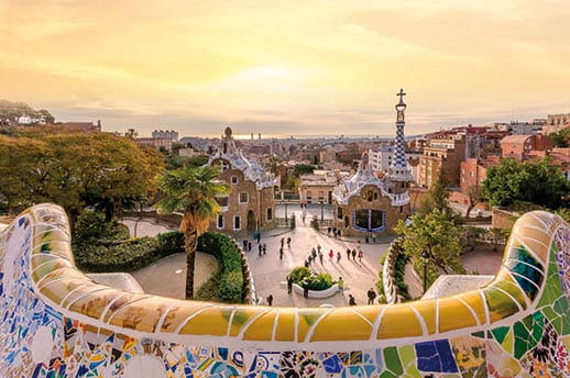 Gaudi's famous Park Güell