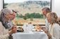 Enjoy breakfast on the dining deck in GoldLeaf