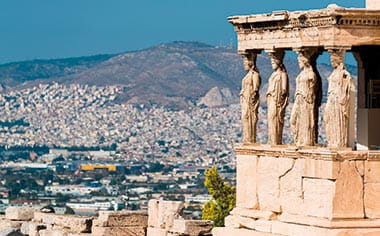 The Parthenon in Athens, Greece